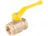 Кран шаровый 3/4' вн.-вн. ручка (ГАЗ) PN1,6 МПа; 11Б27п4, Цветлит(ЦРБ0047)