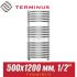 Полотенцесушитель водяной Terminus Капри П17 500х1200
