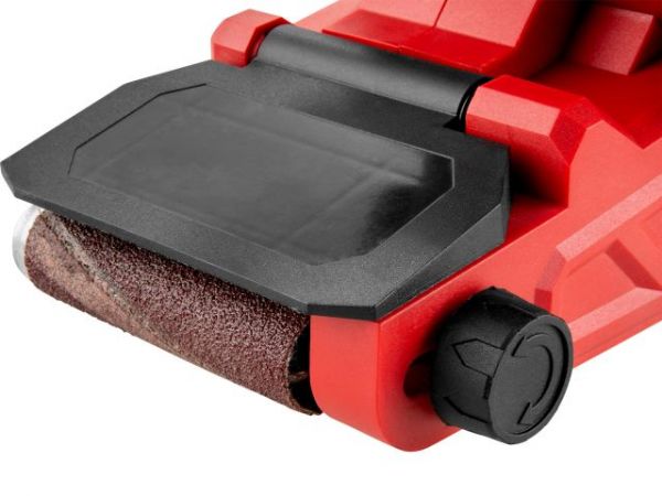 Ленточная шлифмашина Wortex SB 7611 E в кор. 1150 Вт, лента 76х533 мм, крепление к столу(120-380 м/мин, откидной носик)