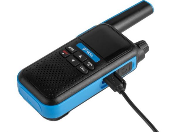 Портативная радиостанция BULL WT 1605 в кор. (комплект 2 шт.)(PMR (446 МГц), 0,5 Вт, 12,5 кГц, до 27 часов, 120 г)