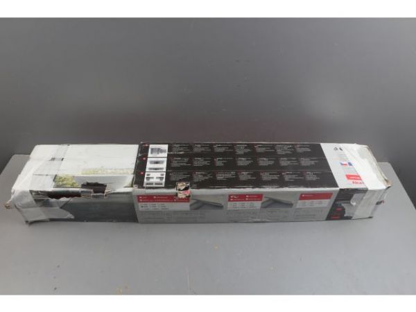 Водоотводящий желоб с порогами для перфорированной решетки, черный-мат, APZ101BLACK-850, Alcaplast