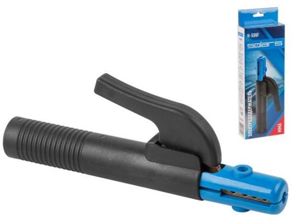 Электрододержатель Solaris H-500F в кор.(номин. 450 А; непрерыв. 400 А)