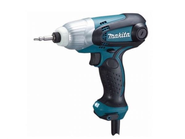 Шуруповерт ударный MAKITA TD 0101 F в кор. (230 Вт, патрон внутр. шестигр. 1/4', 100 Нм, подсветка)