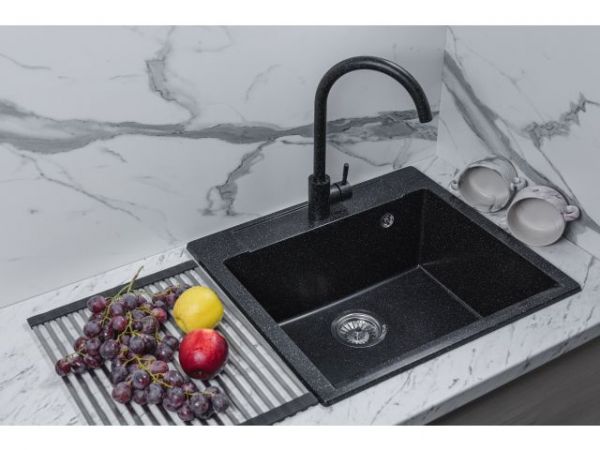 Мойка кухонная из искусственного камня UNIT оникс 550х500 мм, AV Engineering