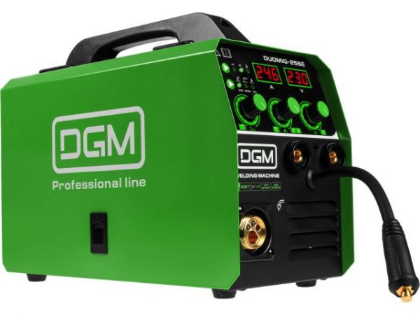 Полуавтомат сварочный DGM DUOMIG-255E(220В; MIG/FLUX/MMA/TIG; евроразъем; смена полярности)