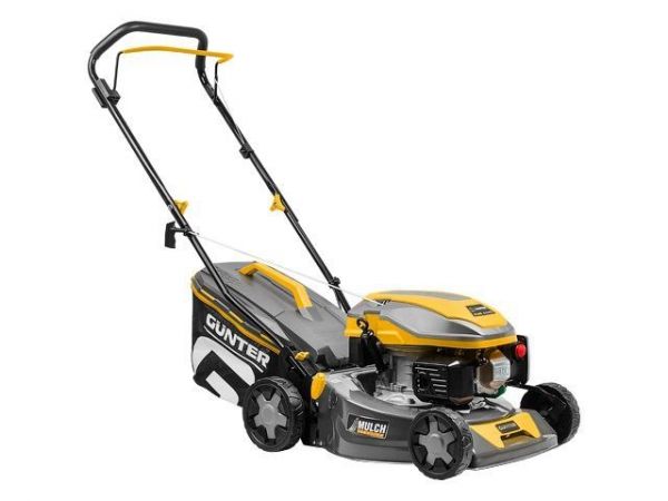 Газонокосилка бензиновая GUNTER LMB-420(4.0 л.с., шир. 42 см, ручной привод, стальн. корпус, травосборник 40 л)