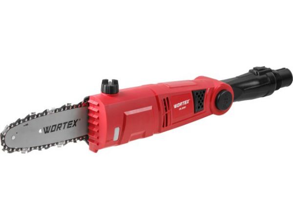 Высоторез WORTEX PS 2001 + насадка-кусторез в кор.(750 Вт, шина 8', автосмазка, телескоп. штанга  до 2 м)