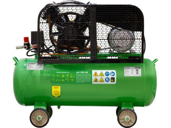 Компрессор ECO AE-705-B1 ременной(380 л/мин, 8 атм, ременной, масляный, ресив. 70 л, 220 В, 2.20 кВт)