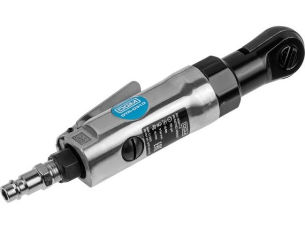 Пневмогайковерт-трещотка 1/4' DGM DTR-0310(35 Нм; Ударный мех-м: single ratchet paw; 76 л/мин; 250 об/мин)