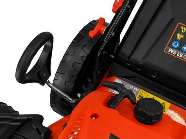 Газонокосилка бензиновая STARTUL GARDEN 51 SM самоходная(5,5 л.с., шир. 51 см, самоходная, мульчир., стальн. корпус, травосборник 70 л)