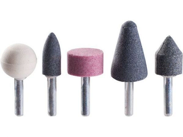 Набор шарошек абразивных 5шт. GEPARD (GP0815-5)(точильные камни)