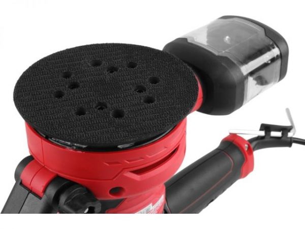 Эксцентриковая шлифмашина WORTEX RS 1245 E в кор. 430 Вт, 125 мм, 7000-14000 об/мин(Амплитуда колебаний 2 мм, регул. об., доп. рукоятка.)