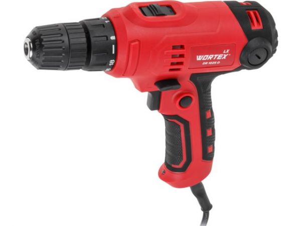 Дрель-шуруповерт WORTEX LX DR 1025 D в кор. 400 Вт, 30 Нм, 2 скор., БЗП 0.8-10 мм, 4 м шнур(400 Вт, 30 Нм, БЗП 0.8-10 мм, 4 м шнур)