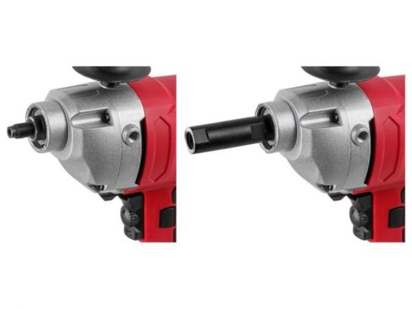 Миксер-дрель WORTEX DM 1311-1 в кор. 1100 Вт, 1 скор., M14. (Без насадки для смешивания,)