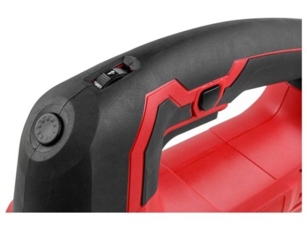 Лобзик электрический WORTEX JS 8008-1 LE в кор. 810 Вт, 1000-2900 ход/мин, пропил до 80 мм. (Быстрозажимной патрон, маятниковый ход, рег. об., подсветка, литая платформа)