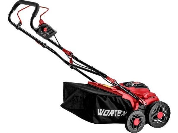 Аэратор-скарификатор WORTEX CAE 3736 ALL1 XLT SOLO БЕСЩЁТ.ДВИГ., 18В+18В, шир. 37 см(вал для аэрации, вал для скарификации, 5 рег.высоты, 45 л травосборник)