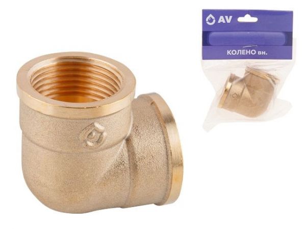 Колено 3/4' вн.-вн., AV Engineering (инд. упак.)
