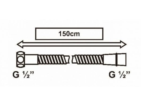 Душевая лейка со шлангом и держателем AVSSS-031 AV Engineering