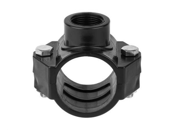 Хомут ПЭ 50 х 3/4' вн., AV Engineering(Полипропилен, макс.  16 бар, макс.  40 °С)