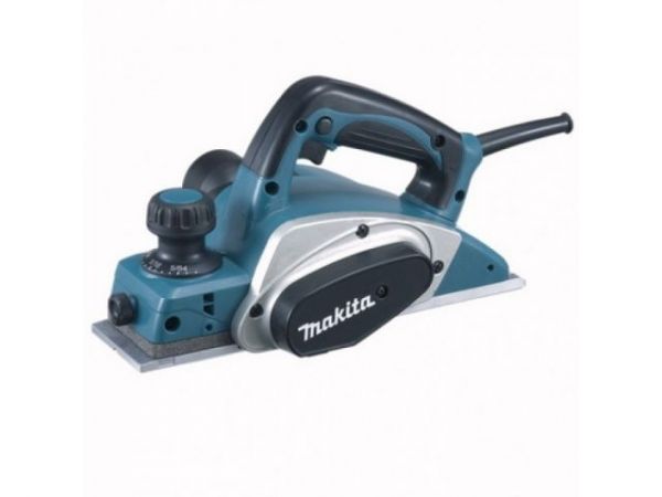 Рубанок электрический MAKITA KP 0800 в кор. + набор ножей D-07945(620 Вт, шир. до 82 мм, глуб. до 2.5 мм)
