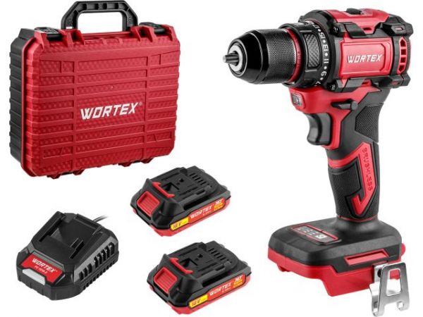 Дрель-шуруповерт WORTEX BD 2025 DLi в чем. ALL1 XLT БЕСЩЕТ, 18 В, 50 Н*м, 2х1,5 А*ч, БЗП 10 м(шурупы до 9 мм, защита от перегрузки и перегрева, импульсная функция)