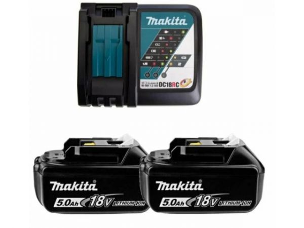 Комплект аккумулятор LXT 18.0 В BL1850B 2 шт. + зарядное устройство DC18RC в кор.