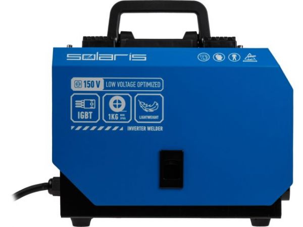 Полуавтомат сварочный Solaris FLUX-205(230В; 20-180 А; 20,5 В / 80 В / 62 В; FLUX/MMA/TIG LIFT; байонетный разъем; без газа)