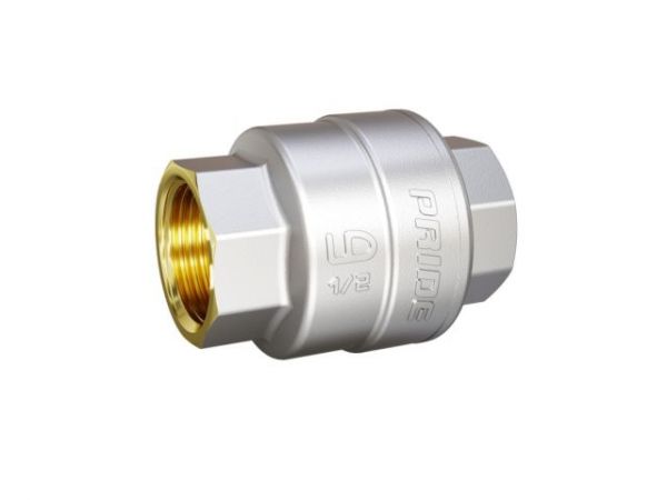 Клапан обратный 3/4' вн.-вн. пружинный латунный шток, LD