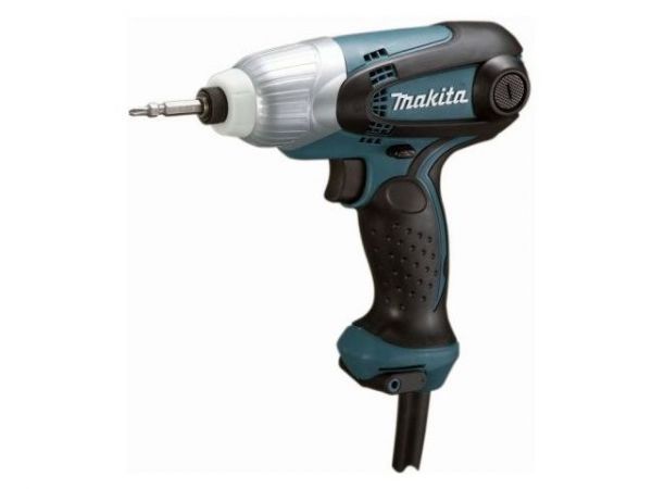 Шуруповерт ударный MAKITA TD0101 в кор. (230 Вт, патрон внутр. шестигр. 1/4', 100 Нм.)