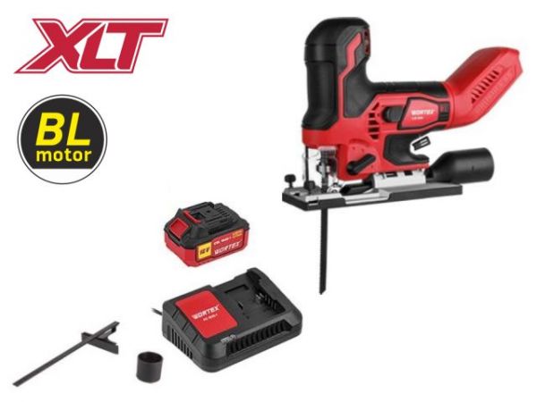 Лобзик WORTEX CJS 1330 в чем. ALL1 XLT SET БЕСЩЁТ, 18В, 800 - 3800 ход/мин, пропил до 135