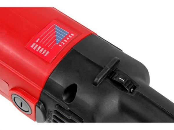 Полировальная машина WORTEX LX PM 1812 SE в кор. 1200 Вт, 180 мм, 1000-3000 об/мин(Регул. об., плавный пуск)