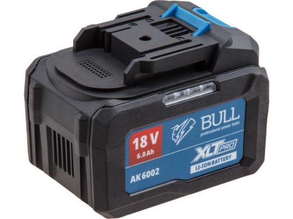 Аккумулятор BULL AK 6002 18.0 В, 6.0 А/ч, Li-Ion XLTpro(18 В, 6 А*ч, Li-ion)