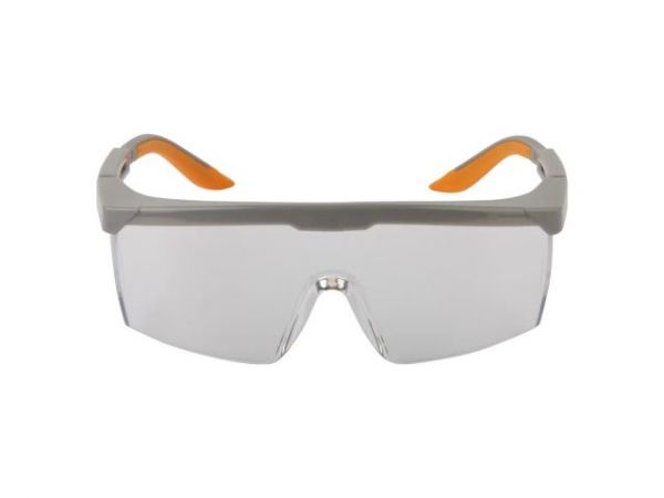 Очки открытые JETA SAFETY Aurora прозрачные(с боковой защитой и регулировкой длины дужек)