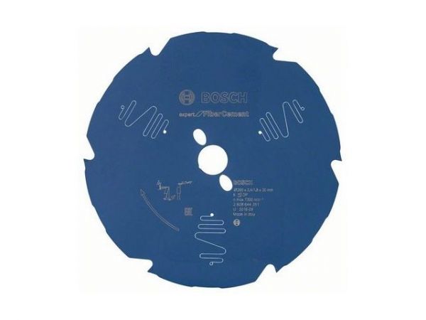 Диск пильный 260х30/25,4 мм 6 зуб. по гипсокартону EXPERT FOR FIBERCEMENT BOSCH(переменный зуб)