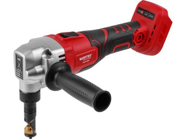 Ножницы высечные WORTEX CNB 1825 XLT SET БЕСЩЕТ., 18 В, 900-2000 ход/мин, до 2,5 мм, 1х4 А*ч(сталь до 1.8 мм, 1.7 кг)