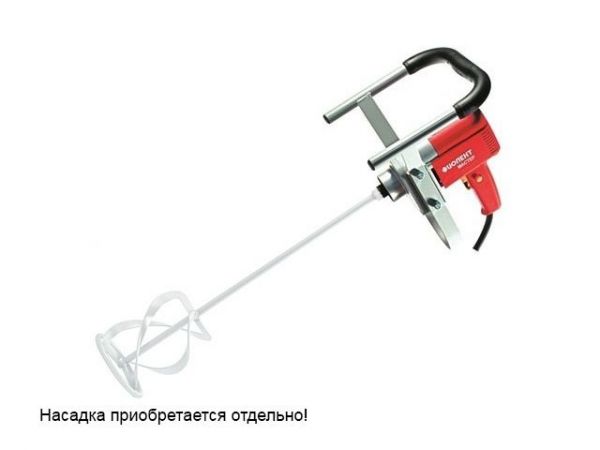 Миксер-дрель ФИОЛЕНТ МД 1-11 Э М(1100 Вт, 1 скор., зажим резьба M14х2, без насадки для смешивания мм, без патрона в комплекте)