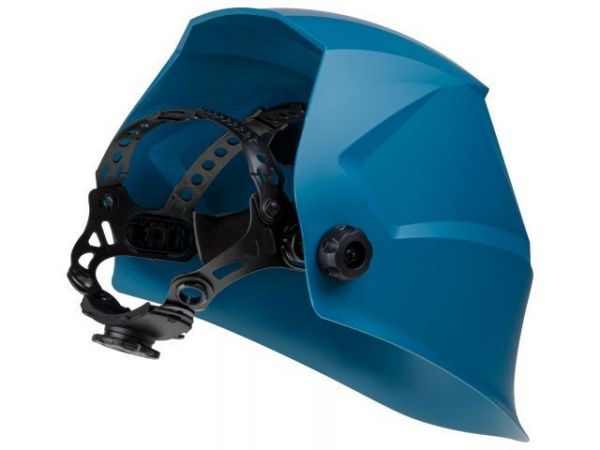 Щиток сварщика с самозатемняющимся светофильтром Solaris ASF520S (синий)(1/1/1/2; 95x43 мм (40,9 см2); DIN 4/9-13 (регул); шлифовка; рег.чувств.+задержки; сменная батарея)