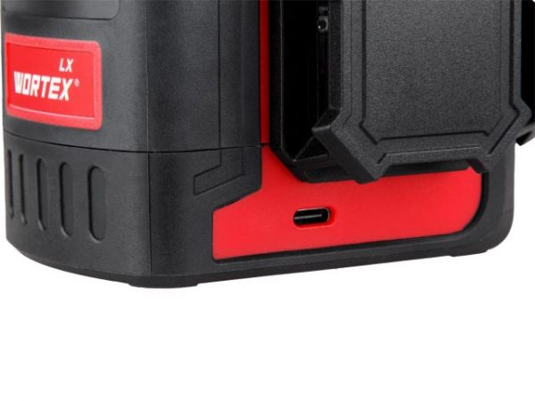 Нивелир лазерный линейный WORTEX LX LL 0330-2 (3х360°, до 25 м, +/- 0.3 мм/м, зеленый)(резьба 1/4')