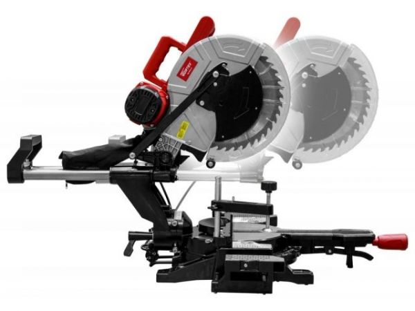 Торцовочная пила WORTEX MS 3020 LB в кор. 1800 Вт, 305 мм, глуб. до 105 мм, шир. до 330 мм, лазер(Ременной привод)