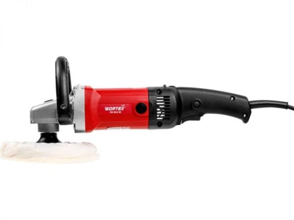 Полировальная машина WORTEX LX PM 1812 SE в кор. 1200 Вт, 180 мм, 1000-3000 об/мин(Регул. об., плавный пуск)