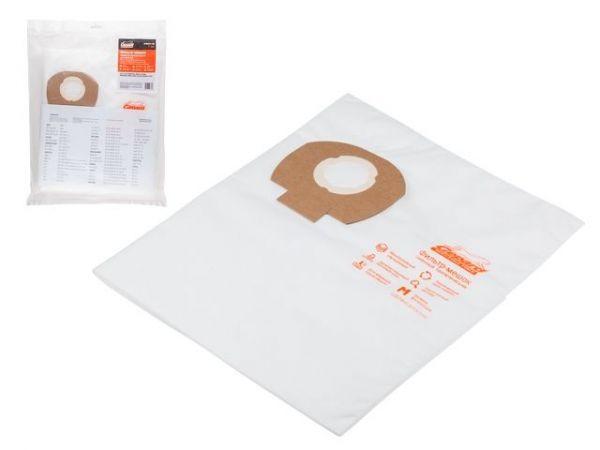 Мешок для пылесоса BULL AS 3002, MAKITA 446, VC2012L, VC2512L, VC3011L сменный улучш. (5 шт.) GEPARD(Рекомендуется для профессионального использования.  Синтетический.)