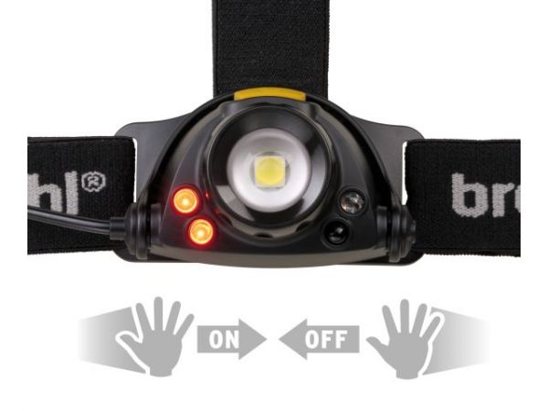 Фонарь налобный светодиодный аккум. LuxPremium LED SL 401 AF Brennenstuhl(IP44; 400Лм, USB Type-C кабель в комплекте)