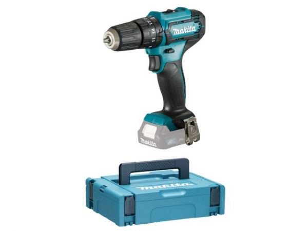 Ударная дрель-шуруповерт MAKITA CXT HP 333 DZJ MAKPAC(12.0 В, БЕЗ АККУМУЛЯТОРА, 2 скор., 30 Нм, шурупы до 21 мм, сверление в металле до 10 мм)