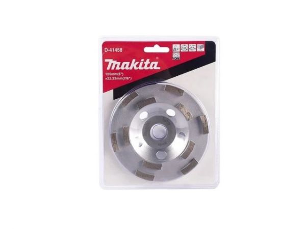 Алмазная чашка 125х22,23 мм для грубой обработки двурядная'Эконом' MAKITA