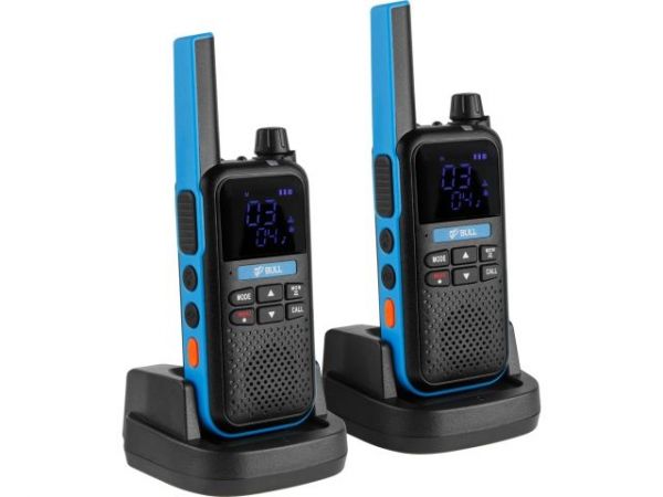 Портативная радиостанция BULL WT 1605 в кор. (комплект 2 шт.)(PMR (446 МГц), 0,5 Вт, 12,5 кГц, до 27 часов, 120 г)