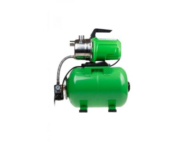 Станция водоснабжения автоматическая ECO GFI-1203(1200 Вт, 3600 л/ч, 48 м, 4,8 бар макс, корпус бака сталь, корпус насоса нерж. сталь,, бак 24л.)