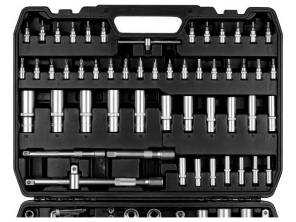 Набор головок и бит 172пр. 1/4',3/8',1/2' PRO STARTUL STUTTGART (PRO-172S)(6 граней)