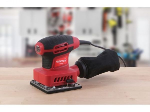 Виброшлифмашина WORTEX LX SS 1020 в кор. 240 Вт, 100х110 мм, 14000 кол/мин(крепление на липучке/скобах, 1.3 кг)