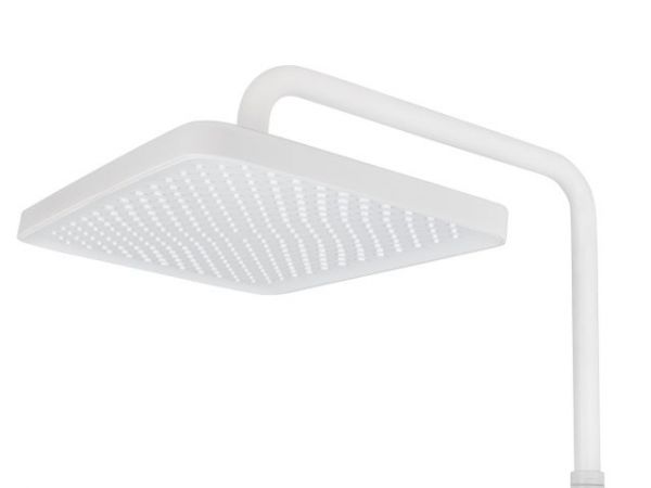 Душевая система (Lt) D35, серия Lily белый, a-five(На стену, Излив потайной в корпусе, Троп. душ: вынос 405 мм, размеры 300х200 мм.))