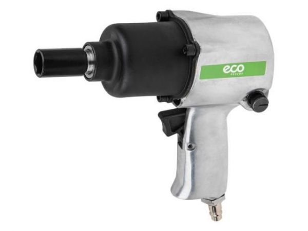 Пневмогайковерт 1/2' ECO AIW-610 с лубрикатором и головками(580 Нм; Ударный мех-м: twin hammer; 7000 об/мин; Макс.резьба: М18; 220 л/мин;)